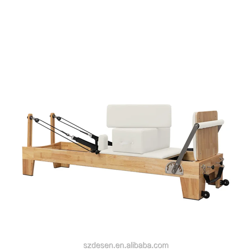 Oak Pilates Reformer Core Bed Adjustable Durable Portable Wooden Training product detail 2