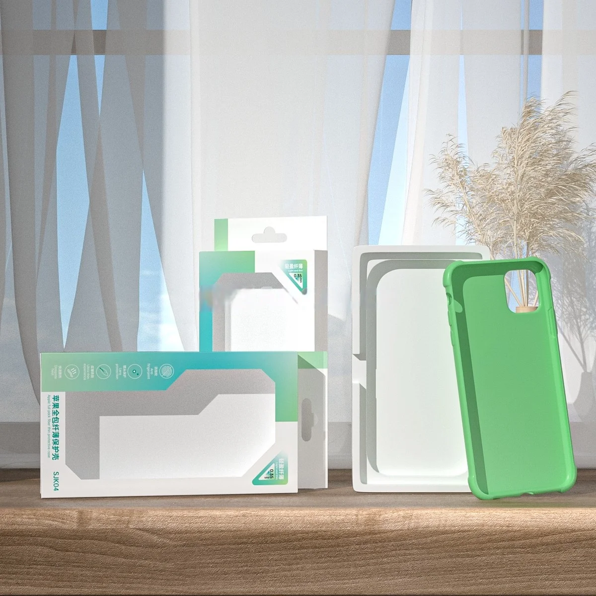 Accessory Paper Packing Box for Data Cable Charger Holder Wig Storage-Multifunctional Mobile Phone Eco-friendly Paper Boxes