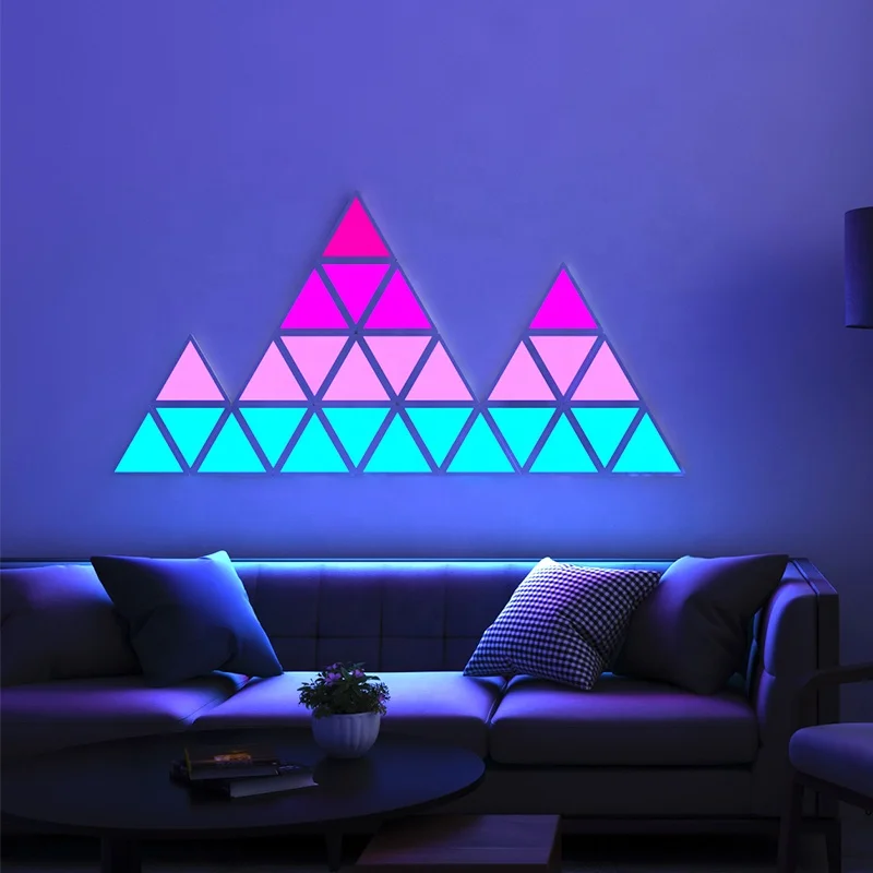 SENSELED Smart LED Celling Light Panels Multicolor RGBW Triangle Led Panel Lights