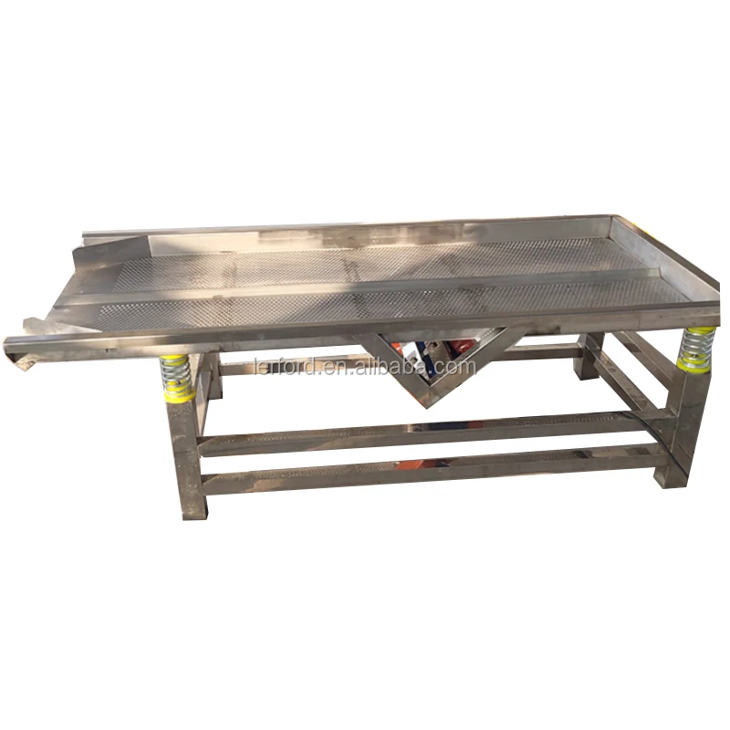 Vibration Dewatering Machine Vegetable and Fruit Vibrator Drain Water Machine