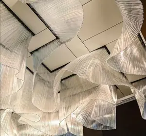 Modern Luxury Crystal Chandeliers Glass Hanging Lamps Living Room Hotel Lobby Decorative Ceiling Lighting