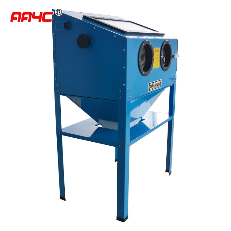AA4C 220L Sand Blasting Cabinet  Sandblast Cabinet  Sandblasting Machine for Workshop