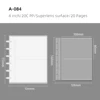 4 pollici 2 tasche - 20 pagine