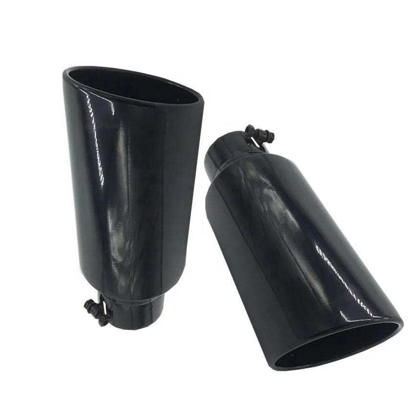 Black Powder Coated Diesel Exhaust Tips Truck Muffler Tips Buy Truck Muffler Tips,Diesel
