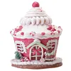 Top rosa castillo con luces