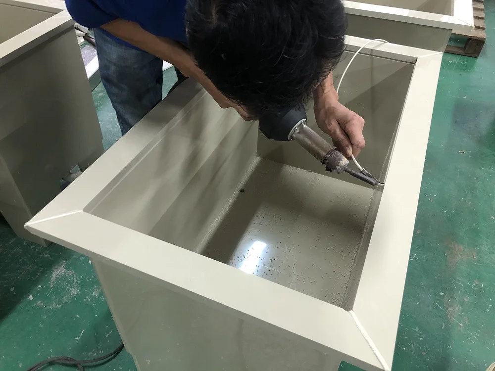 Low price electroplating anode cathode tank polypropylene bath chemical liquid PP tank