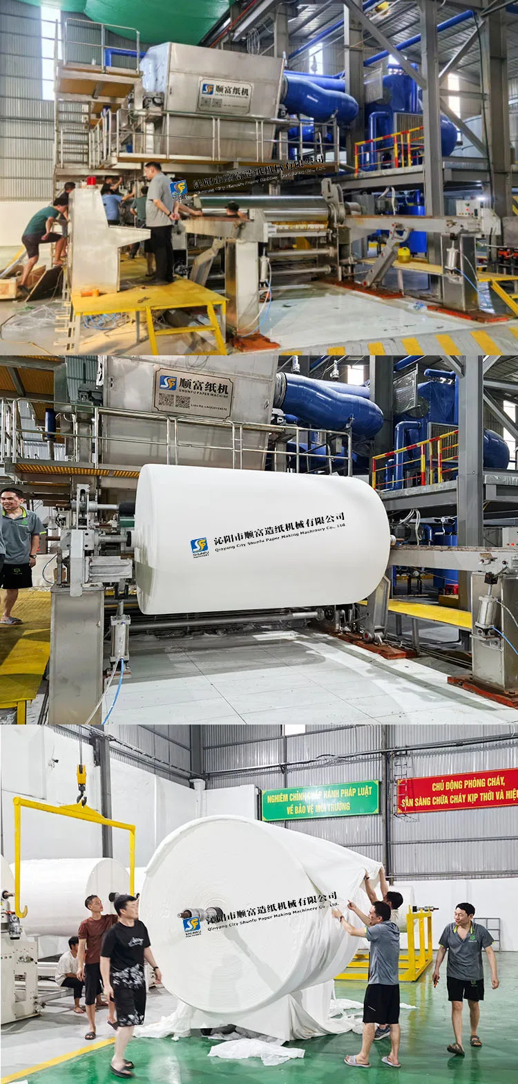 3000mm/1500mpm Crescent Former Tissue Machine Tissue paper line full set for paper mill project