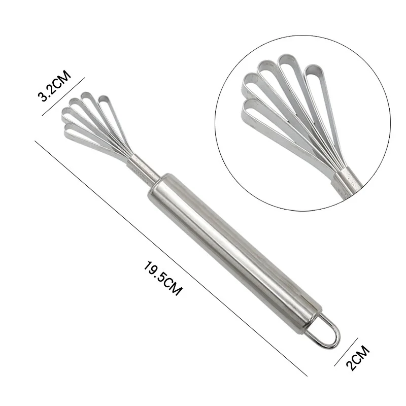 Manual  Coconut Scraper Fish Scale Remover Fruit and Vegetable Grater Stainless Steel Coconut Grater for Kitchen