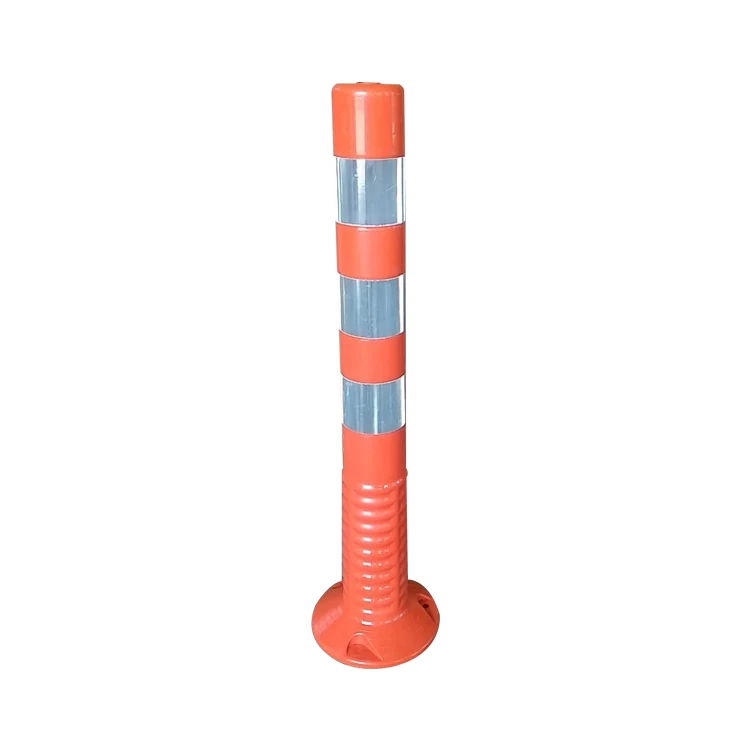 Pu Reflective Warning Post Traffic Column Road Delineator Post Flexible Spring Post Bollard