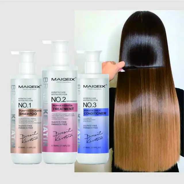 Professional Salon Private Label  Keratin Hair Straight Treatment Hair Treatment  Brazilian Keratin Hair Straightening Cream