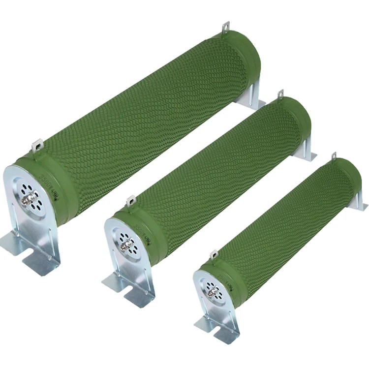 RX20 Resistor 100ohm 6000w Wirewound Fixed Ceramic Tube Brake Corrugated Non inductive Resistors