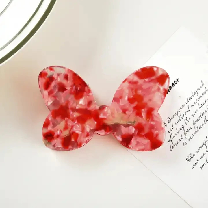 Yhj Cute Bow New Acetate 9cm Fashion Ecofriendly Unbreakable Hair Claw