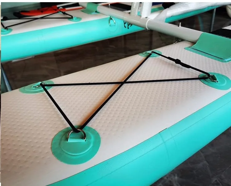 Double Person Inflatable Floating Water Bike Inflatable Cycle Water ...