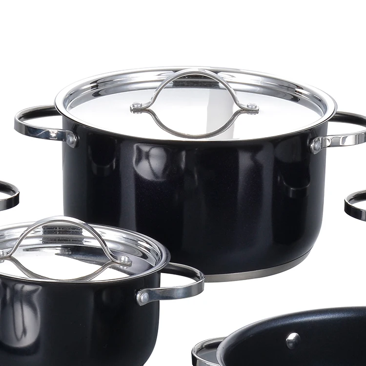 Popular Product Vintage Kitchenware 10Pcs Cookware Set Cooking Ware Set Cookware manufacture