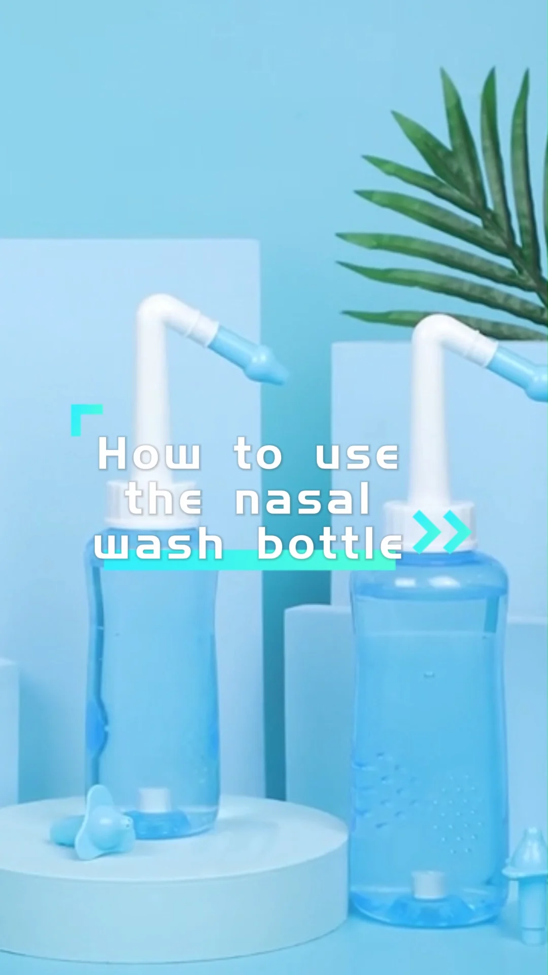 Diagram Neti Pot Flow Path 300ML 500ML Nasal Washers