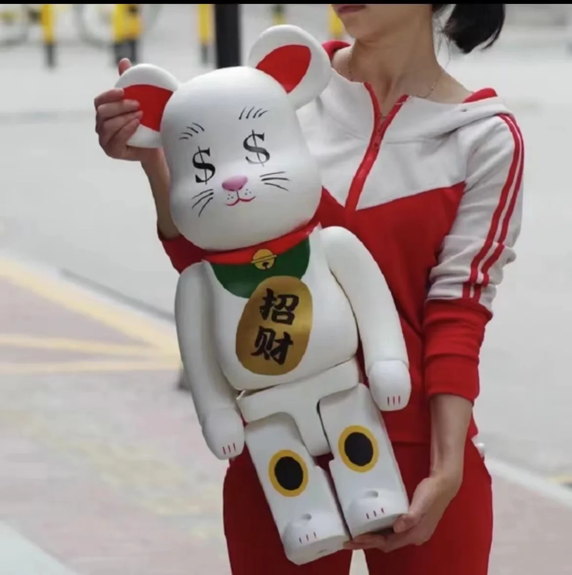 Custom Made 70cm Bearbrick 1000 Statue DIY Blank Patterns