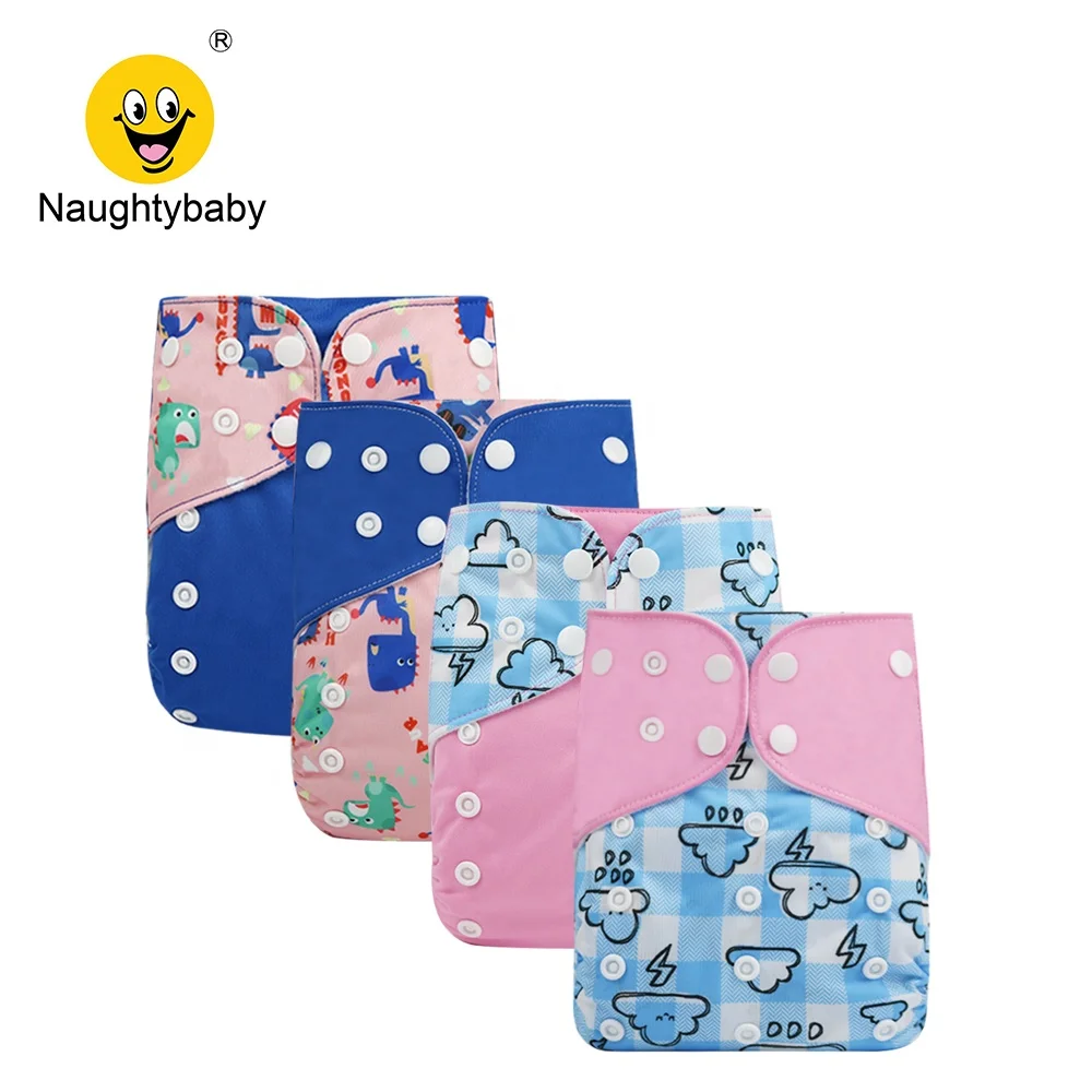 Wholesale High Quality Washable Soft Breathable Pocket Reusable One Size Fits All Cloth Diapers