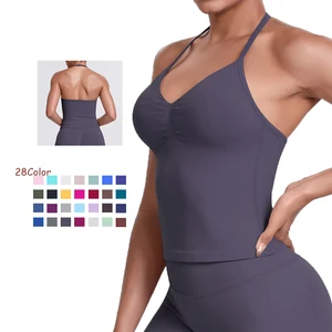 High-Quality Factory Direct Supply Sports Bras Fitness and Sports Sweat-Absorbing Bras Customizable Logo Bras