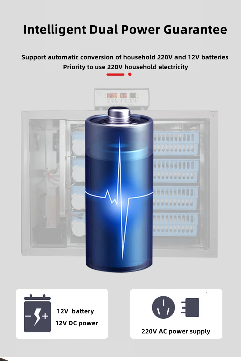 Цветная стальная доска, инкубатор для куриных яиц, Умный Большой промышленный инкубатор для 120 яиц, инкубатор для инкубации и выведения