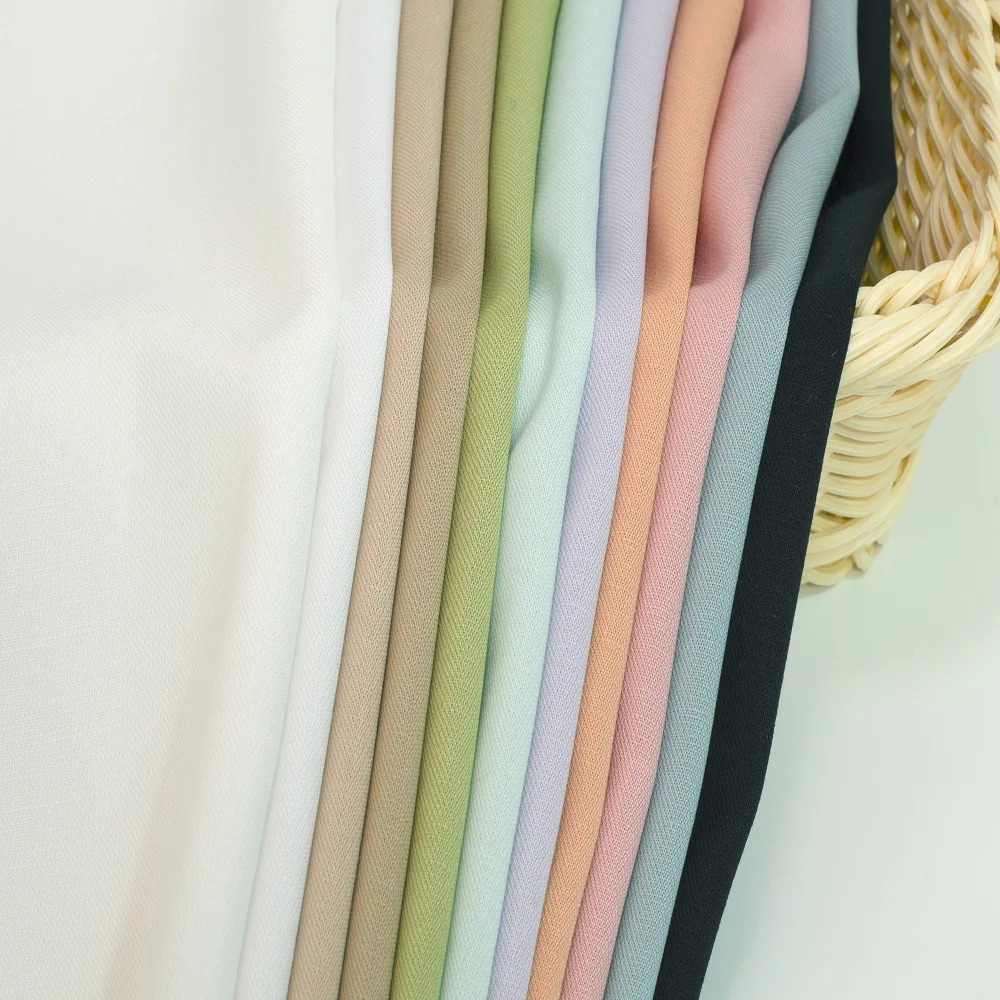 M1616 # оптовая продажа с фабрики простая ткань из мягкой вискозы 185 г смеси для весенне-осенней одежды