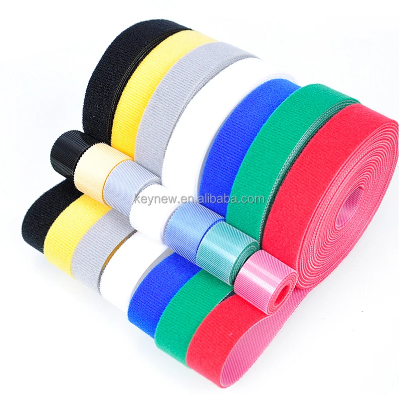 Self Adhesive Tape Reusable Cable Tie Wire Straps Tape DIY Accessories  10/15/20/25mm 5 meters