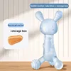 Rabbit teether - lake blue + storage box