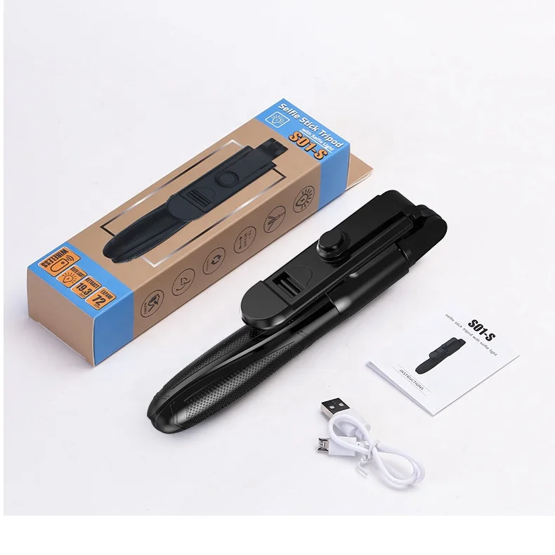 
Легкий Выдвижной алюминиевый вращающийся Съемный беспроводной пульт дистанционного управления селфи-палка штатив с заполняющим светом 