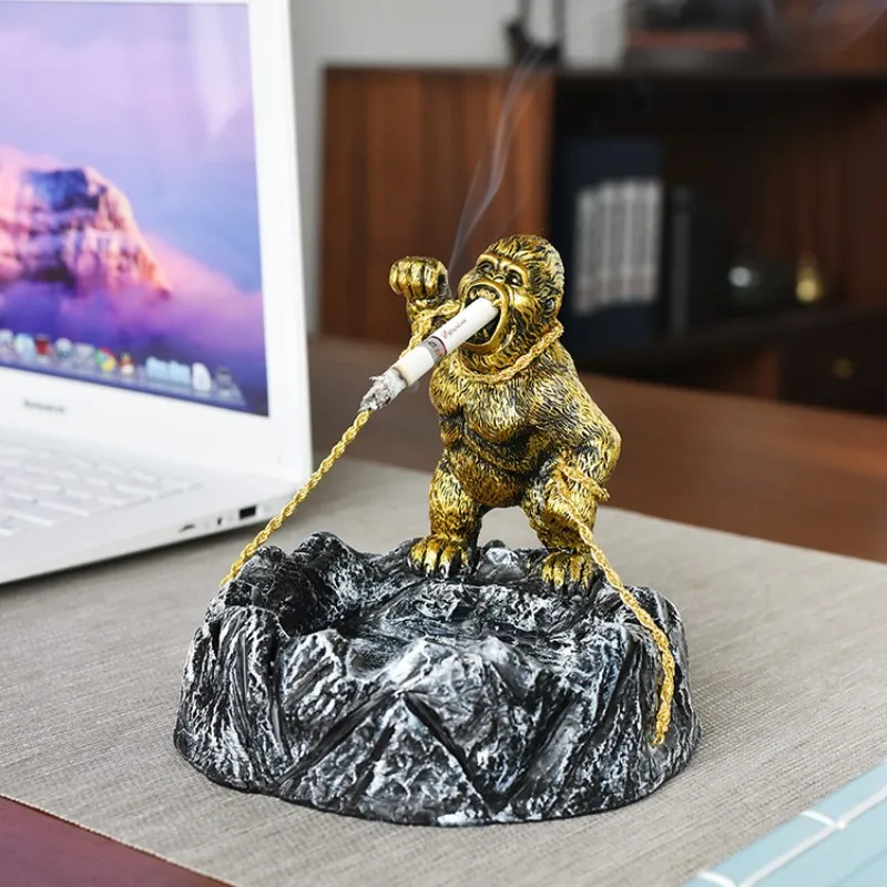 批发定制高品质搞笑烟雾配件树脂烟灰缸