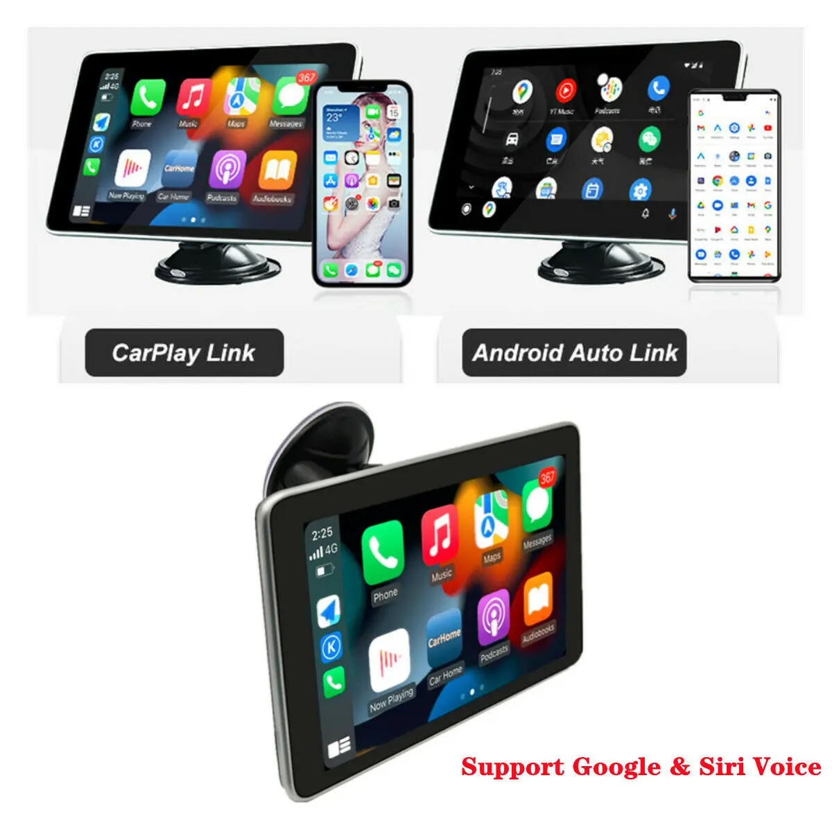 Wholesale Moniteur Carplay Portable IPS HD de 7 pouces, écran Carplay sans  fil, Android auto, affichage de voiture, multimédia universel, stéréo de  voiture From m.alibaba.com