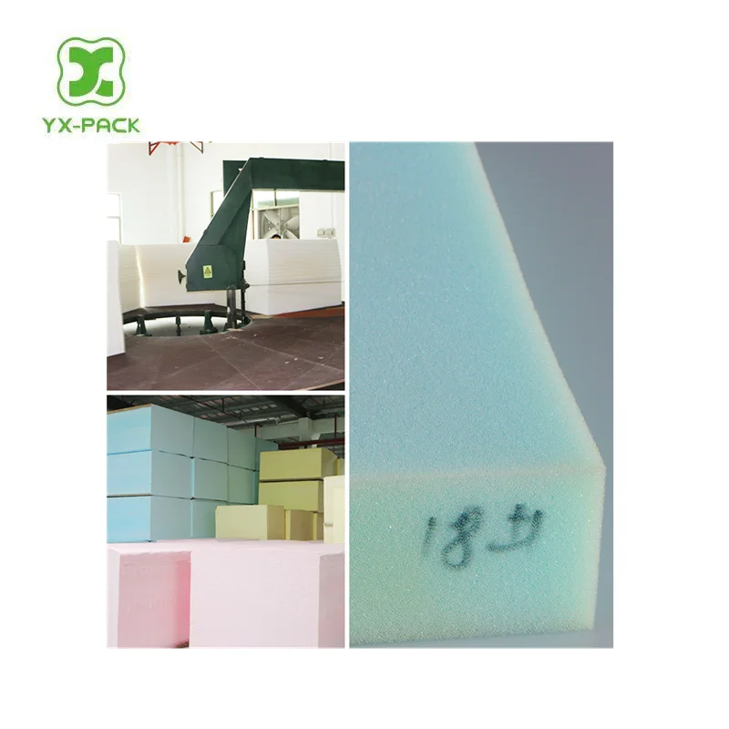 High Density PU Bonded Foam Sheet Sofa Polyurethane Block Sponge Foam for Chair