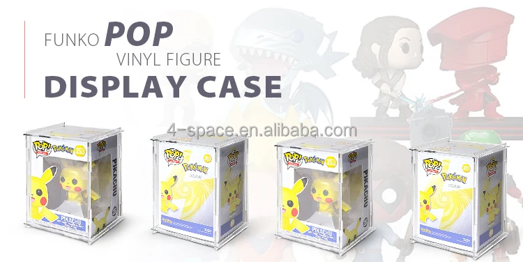 Stackable Acrylic Funko Pop Display Case - 4 in Figure Protector