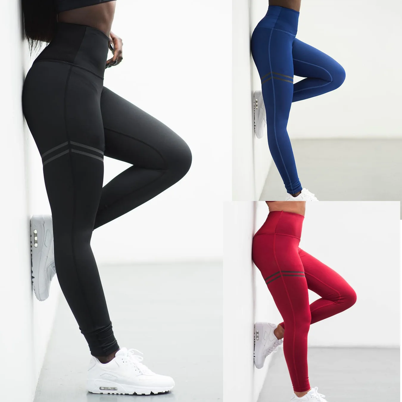 Womens High Waisted Fitness Seamless 