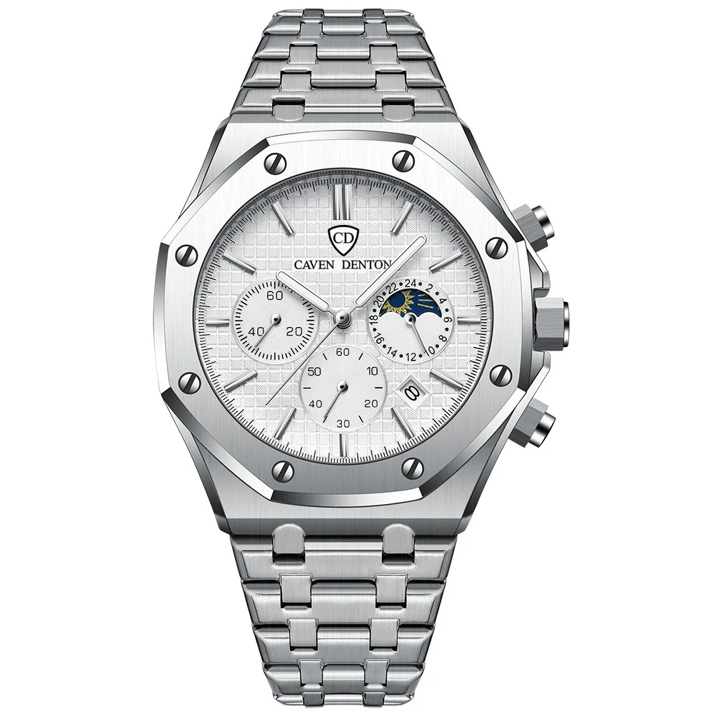 Luxury Waterproof Quartz Watch with Custom Logo