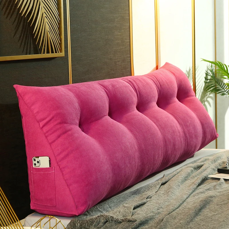 large filled triangular sofa bed back