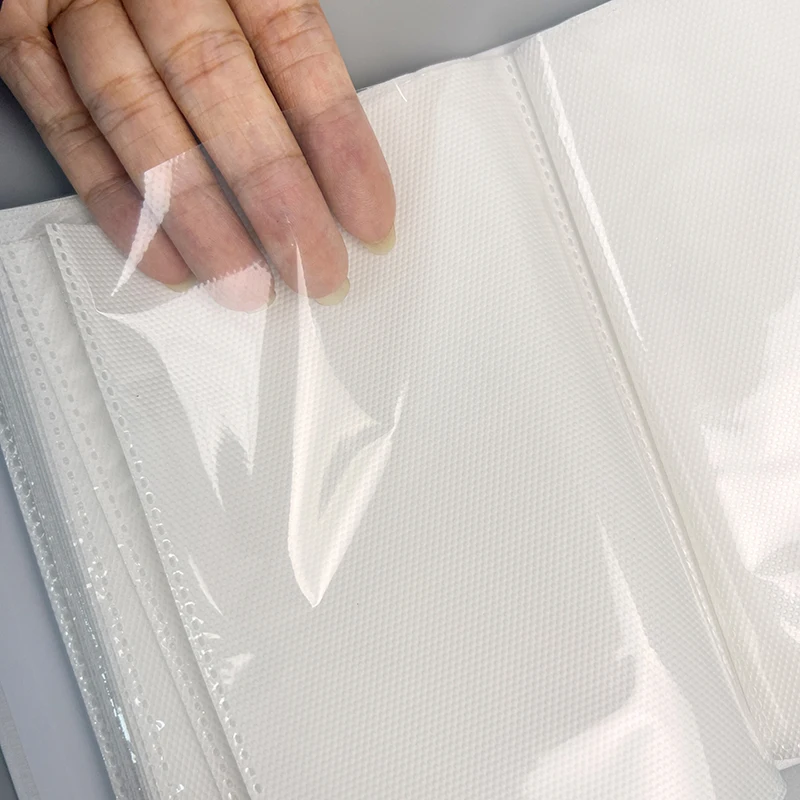 Высококачественный 6-дюймовый фотоальбом для хранения двухсторонняя внутренняя страница 1 карман коллекционная карточка и почтовая марка