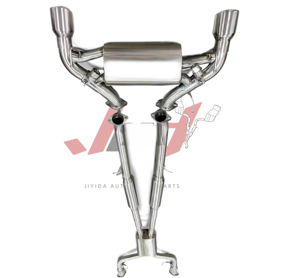 Intelligent Valve Cat Back Exhaust For Nissan 400Z 3.0T High Performance Exhaust Modification
