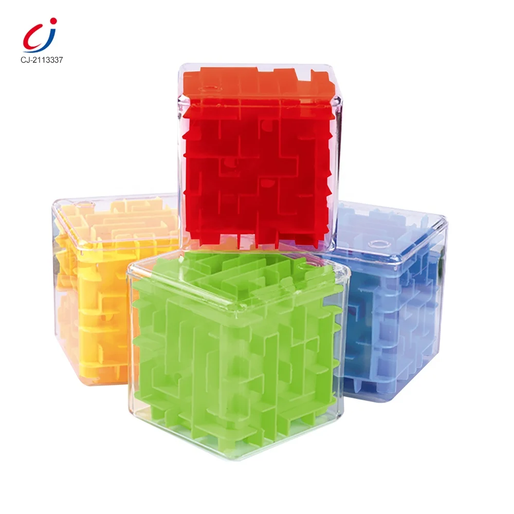 Cubo Labirinto 3D, Rompicapo Antistress Per Adulti E Bambini, Gioco Educativo Per Concentrazione E Logica