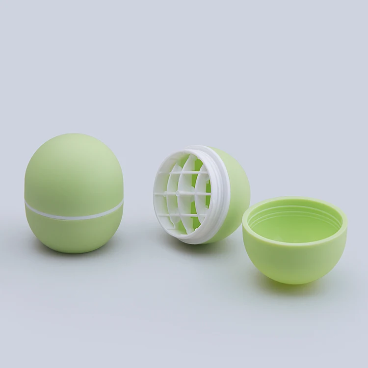 TB47 20g PP Unique Green Empty Packaging Plastic Twist up Deodorant Stick Container Lip Balm Tube
