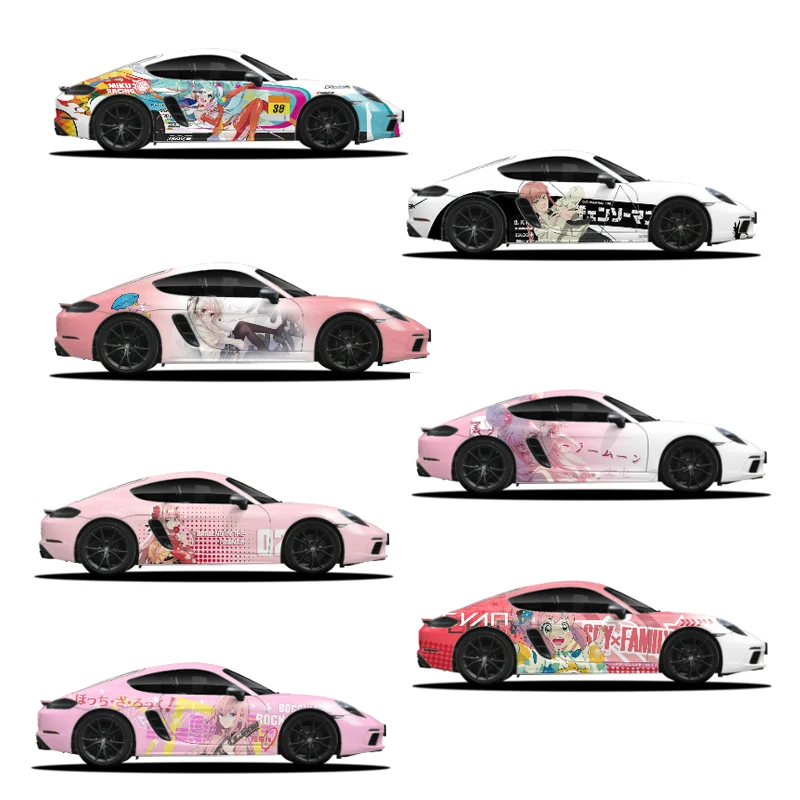 Customize Logo Car Sticker Personalize Design Digital Printing Vinyl Decorative Sticker for Vehicle Wrap