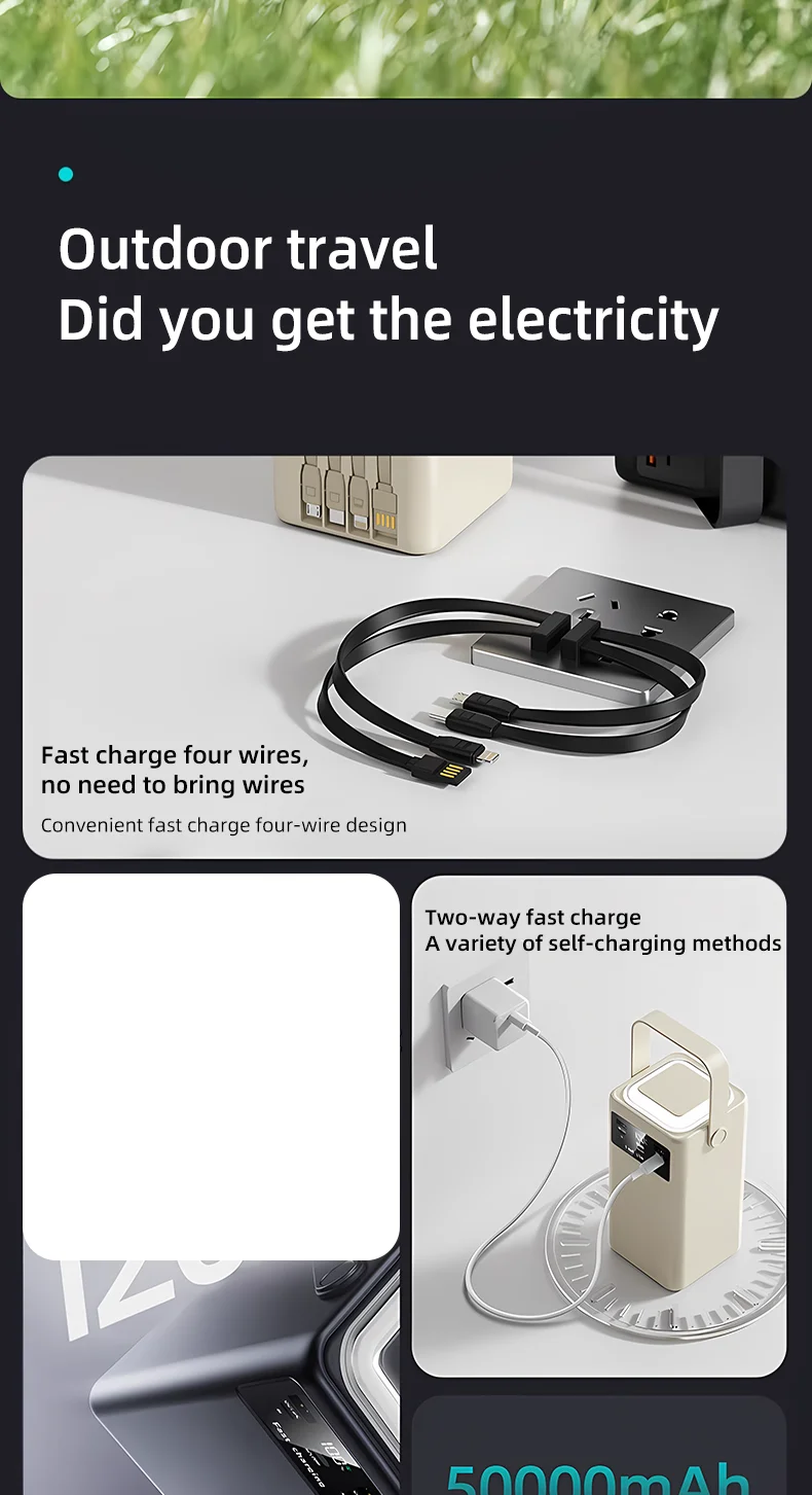 30,000mAh Rechargeable Portable Power Bank - Image 2