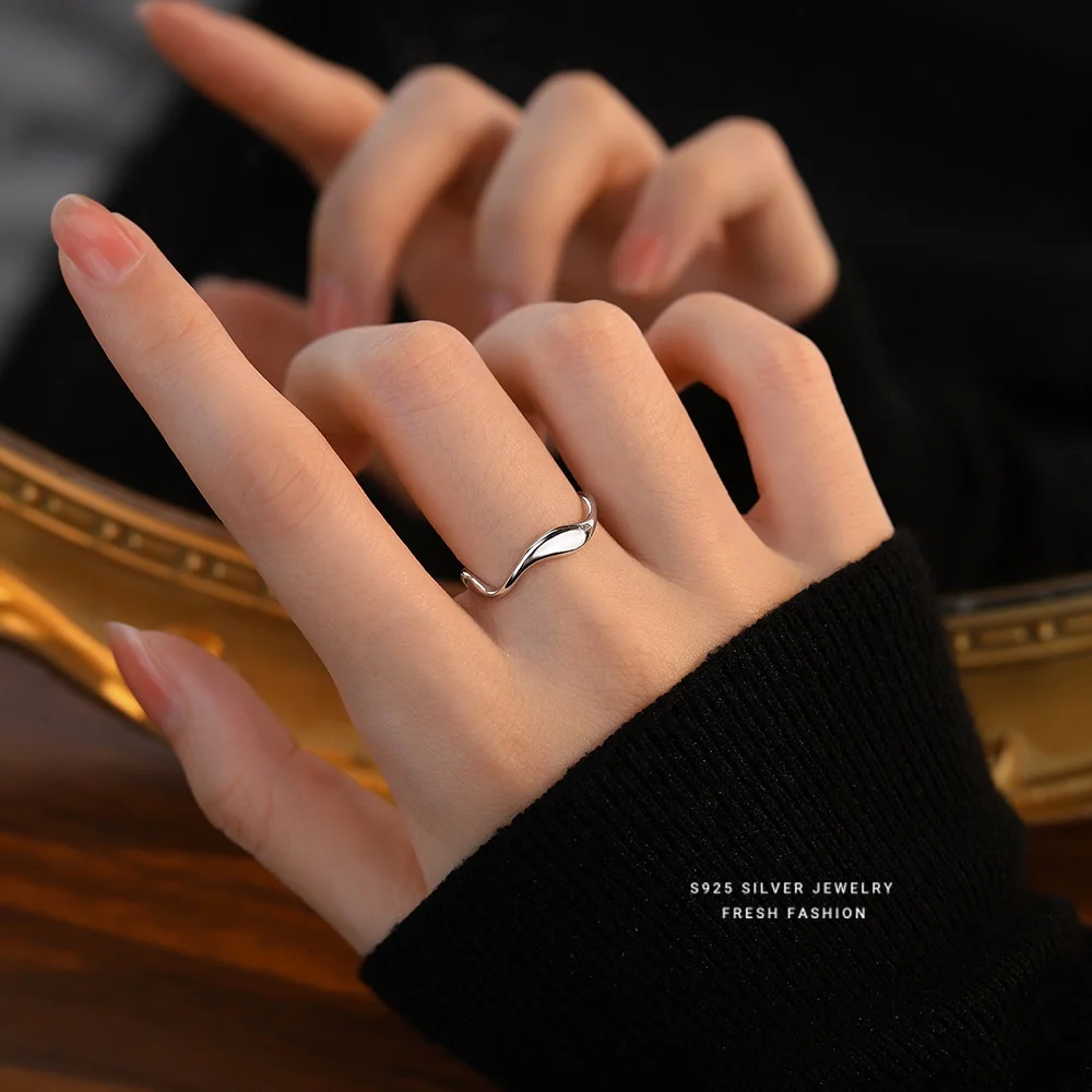 Vintage Silver ×Gold Wave Ring K10 925 sterling-king-serpentine-wave-