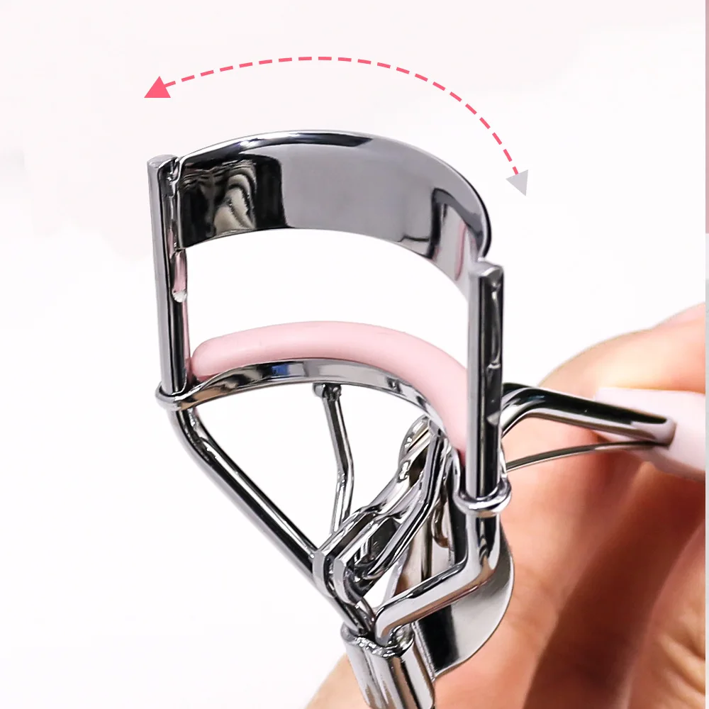 2pcs Eyelash Curler,Eyelash Curler With Refill Pads & Spring Loaded For No Pinching Or Pulling