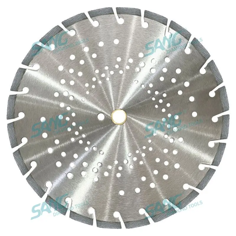 SANG 125mm Arix Segment Concrete Cutter Cutting Disc Laser Welded Diamond Saw Blade for Hard Concrete Cutting