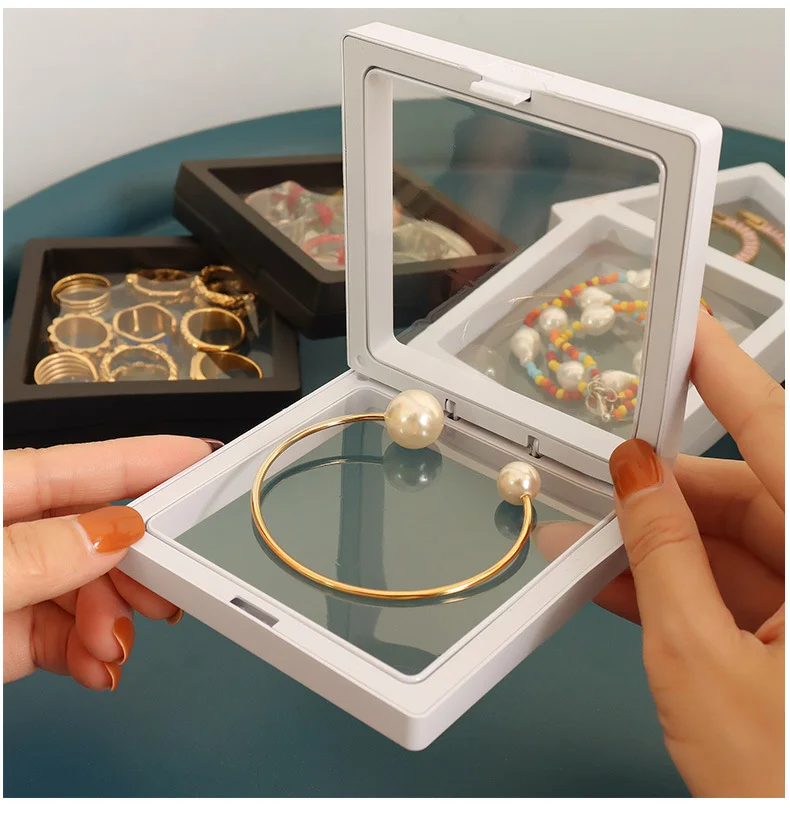 Hight Quality 3D Floating Frame Display Stand Holder Box for Jewelry