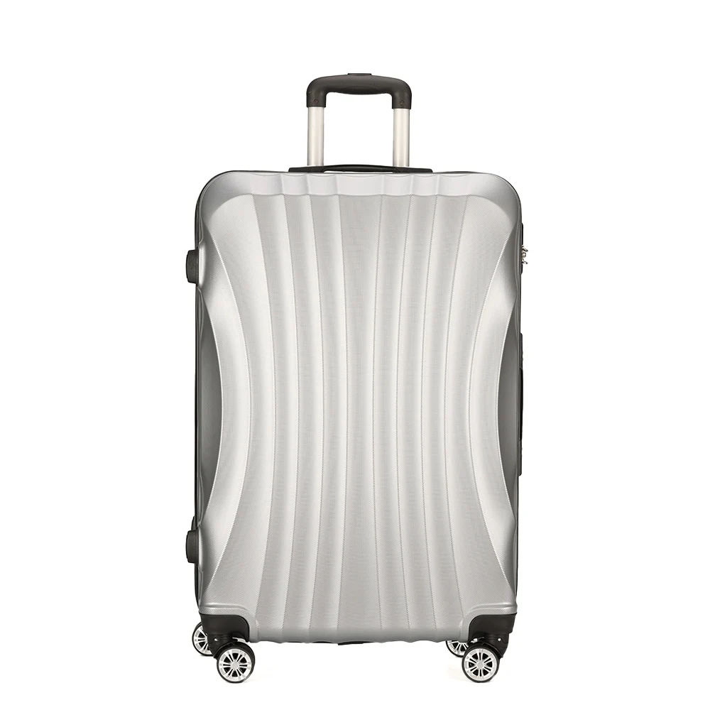 Polycarbonate Hardside Rugged Travel Suitcase Luggage with 4 Spinner ...