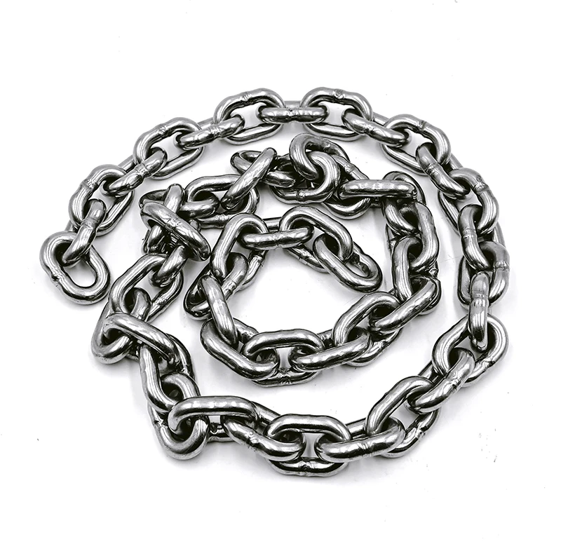 product customized din766 standard 316 stainless steel mirror polished 8mm anchor chain-4