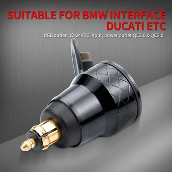 Be In Your Mind Adattatore USB Per Auto, Compatibile Con Spina DIN Hella Caricabatterie Doppio Usb Da 12 A 24 V 3 3 A G 804278