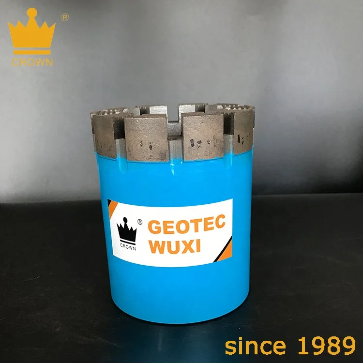 CROWN Mining Bit HQ3 Impregnated Diamond Bits Double Triple Tube Drill Rod Pipe Drilling