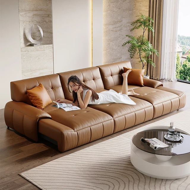 2023 The new dual-use living room multi-functional Concubine drawn-out sofa bed can be used as a bed
