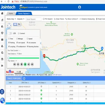GPS Fleet management remote online monitoring tracking platform software